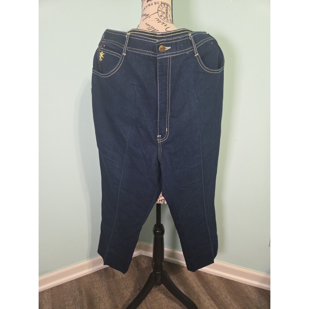 vintage Braxton jeans Stretch embroidered pockets size 38